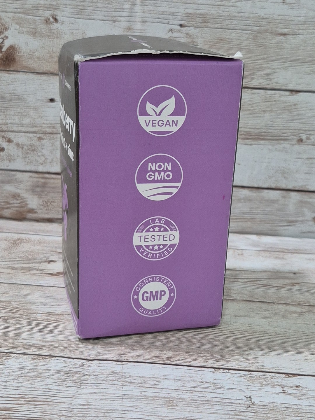 Viva Naturals Elderberry w/ Vitamin C, Zinc, D3 5000 IU 120 Caps Exp 02/26 