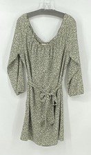 Michael Kors Green Polka Dot Print Dress Preowned Women’s Medium