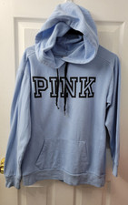Pink Victoria's Secret Hoodie Women's XS Sweatshirt Pullover Blue