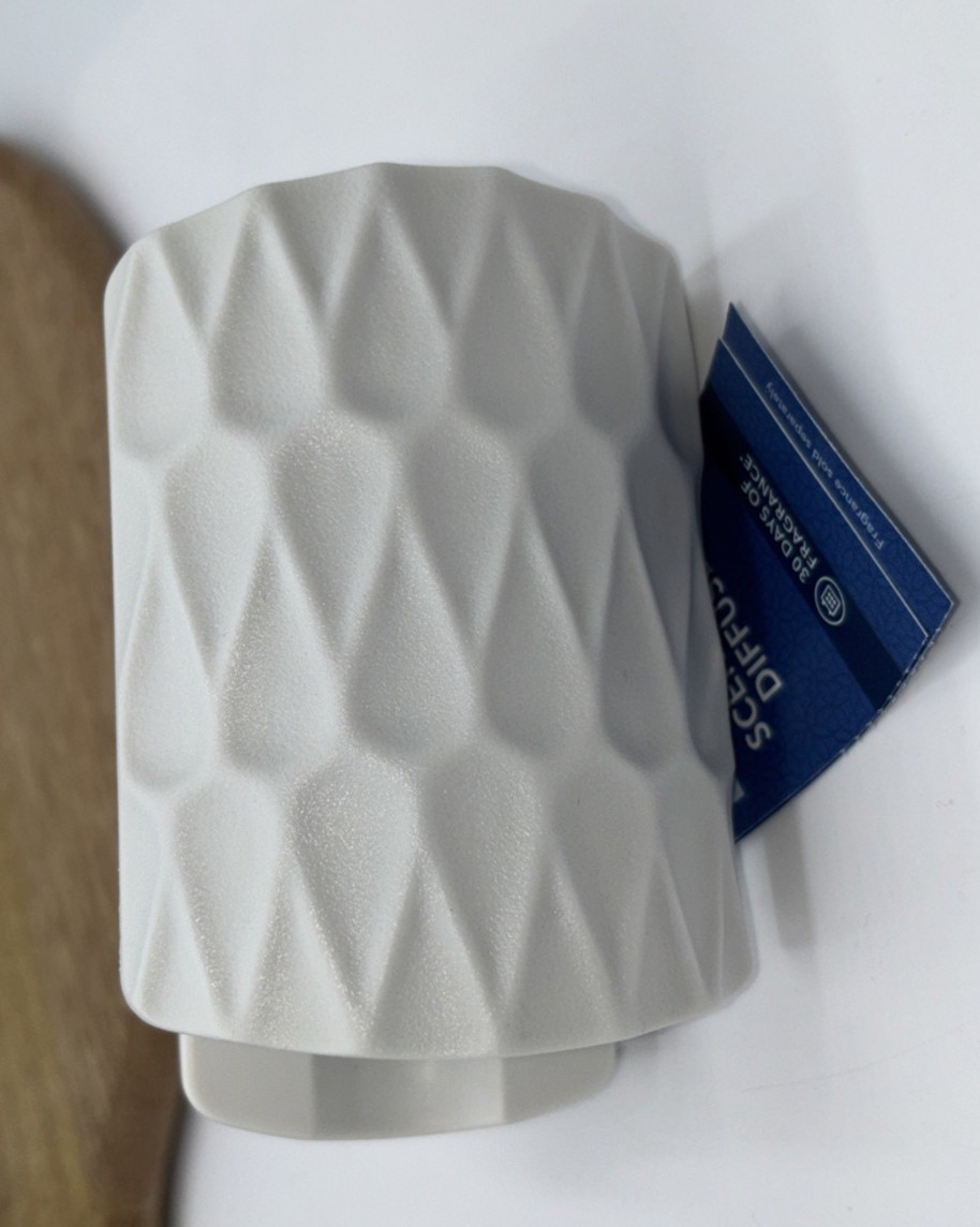 Yankee Candle ScentPlug Diffuser Base Organic Pattern Off-White Base Only NWT thumbnail 2