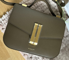 DeMellier Vancouver deep olive khaki leather shoulder bag authentic bag New