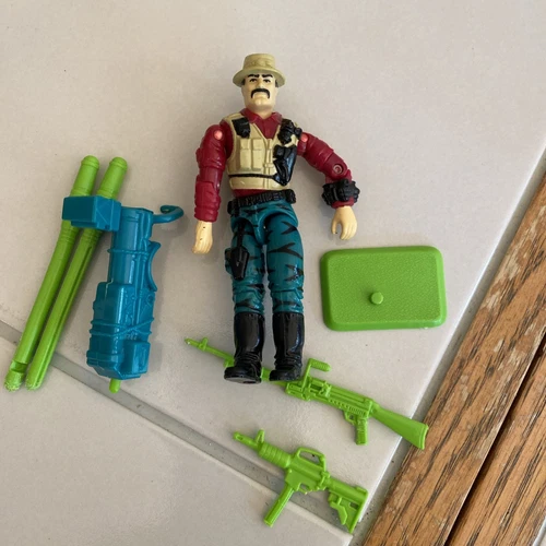 Hasbro GI Joe Bazooka v3 Missile Specialist Figure w/Accessories 1993