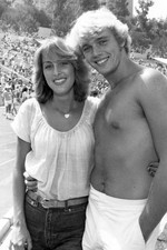John Schneider Donna Cole at a Special Olympics event at UCLA June- Old Photo 5