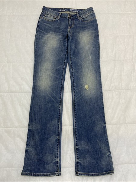 LEVI'S Bold Curve Straight Leg Blue Stretch Denim Jeans ~ Size 29 W29 L34 Levis