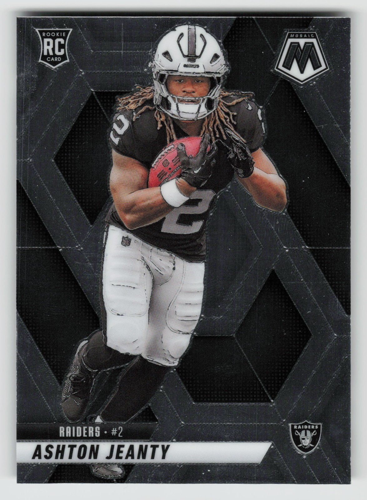 2025 Panini NFL Mosaic ASHTON JEANTY - Base Foil Rookie Card #345