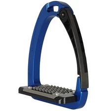 Horse Safety Stirrups Premium Quick Release Stability Aluminium Stirrups Blue