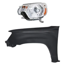 For Toyota Tacoma 12-15 2-Piece Kit (Driver Side Headlight, Front Driver Side