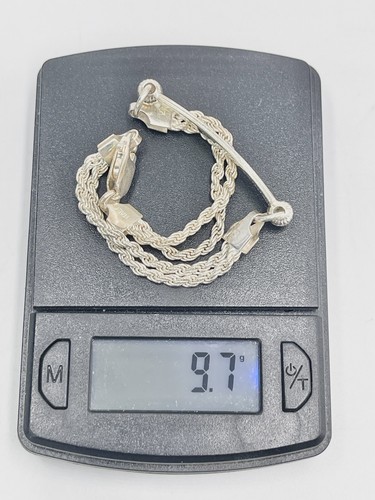 Bracelet 925 Sterling Silver ID Name Jacey 7” Italy 9.7g - Picture 9 of 9