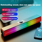 USB Bluetooth Computer Speaker Subwoofer Bass Speaker LED For Laptop Tablet MP3