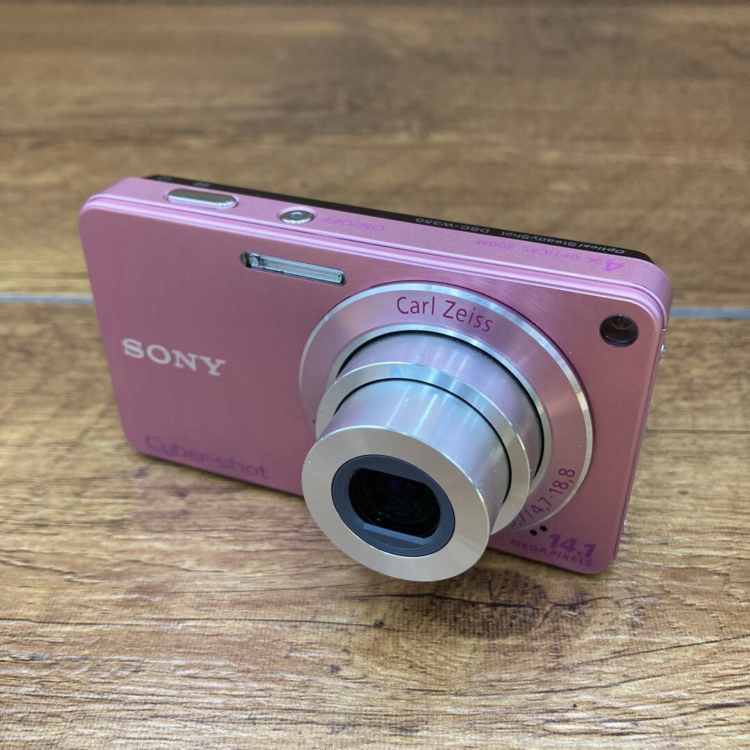 SONY Cyber-Shot DSC-W350 Pink 14.1MP Digital Camera Japanese SONY Cyber-Shot DSC-W350 Pink 14.1MP Digital Camera Japanese