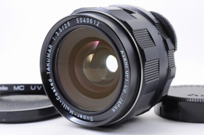 NEAR MINT+】PENTAX Super Multi Coated TAKUMAR 28mm F/3.5 MF
