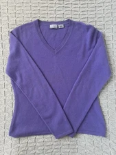 Madison Studio Cashmere Sweater Women’s Size M Purple 