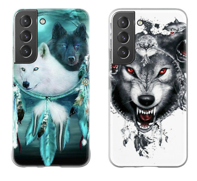 Wolfs Night Handyhülle personalisieren bedruckt & kompatibel mit allen Handyhüllen