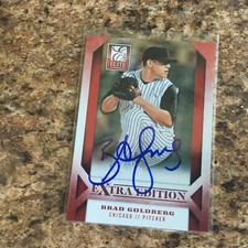 Brad Goldberg Signed 2013 Panini Elite Extra Edition Auto Chicago White Sox
