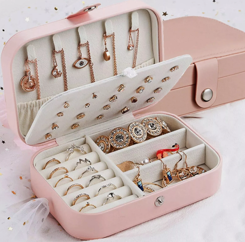 Jewelry Case Large Capacity Jewelry Box Rectangular Storage Box