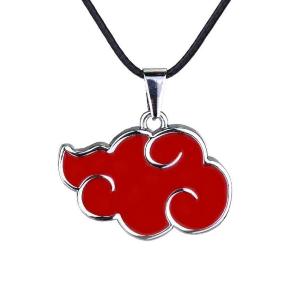 アクセサリー akatsuki New NARUTO AKATSUKI NECKLACE Pendant Red Cloud Manga Anime