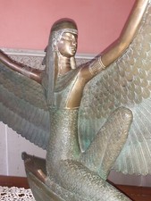 Scultura su bronzo a cera persa di Alfredo Baracco "L'ISIDE ALATA"