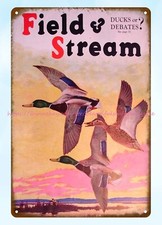 buy art 1932  duck hunting Art by Lynn Bogue Hunt metal tin sign rusticdecor