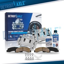 Front Disc Calipers + Brake Pads for 1999-2004 F-250 F-350 Super Duty Excursion