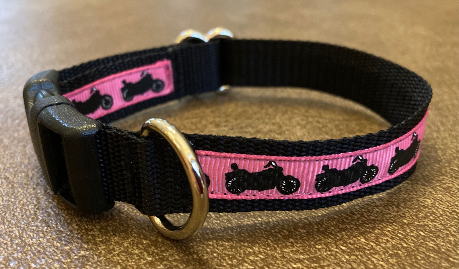 5/8 inch Wide Harley Dog Collar 2 Sizes/3 Designs on Nylon bing eBay
