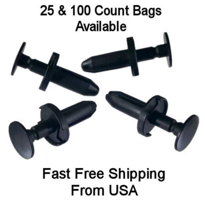 BUY AUTO SUPPLY Bumper Push Clip Retainer Nylon Fits Chrysler 6504521 Auveco 19422