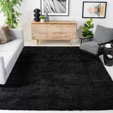 SAFAVIEH California Shag Collection SG151-9090 Black Rug