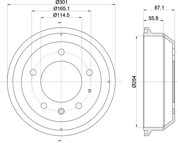For Land Rover Defender 2.5 3.9 V8 2.2 3.5 4.0 2.8 Mintex Brake Drum Rear Axle