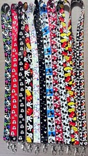 New Lot 10pcs mickey mix Lanyard Mobile Phone ID Card KeyChain Holder gift