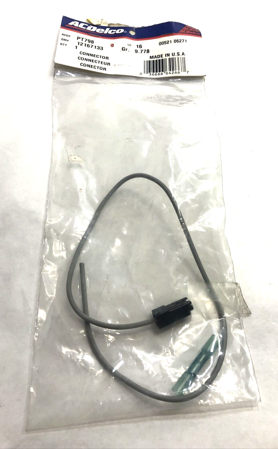 AcDelco Rear Window Defogger Connector LaCrosse, Escalade S1329