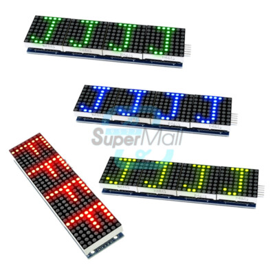 4 In 1 MAX7219 LED Display Matrix Module Microcontroller Expansion board Module