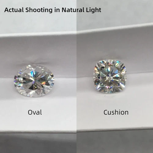0,1-10ct Luźny moissanit Prawdziwy kamień szlachetny VVS1 D Multi Cut z certyfikatem GRA - Zdjęcie 8 z 35
