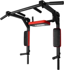 Multifunctional Wall Mounted Pull up Chin up Bar Dip Station for Indoor Home Gym