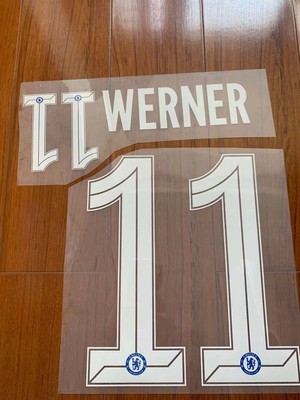 Chelsea 2020-21 Timo Werner Soccer Football Shirt Jersey Name Number ID Print