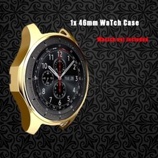 Shock Absorbing 46mm TPU Plating Case Protector f Samsung Gear S3 Frontier R765A