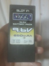NIKKO 9.6V NICAD SLIDE SLOT IN BATTERY 
