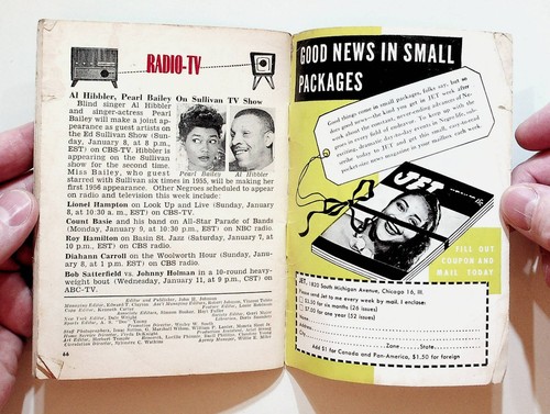 1956 January 12 JET Magazine Emmett Till Folk Song Joe Louis Boxing Wrestling - Picture 17 of 17