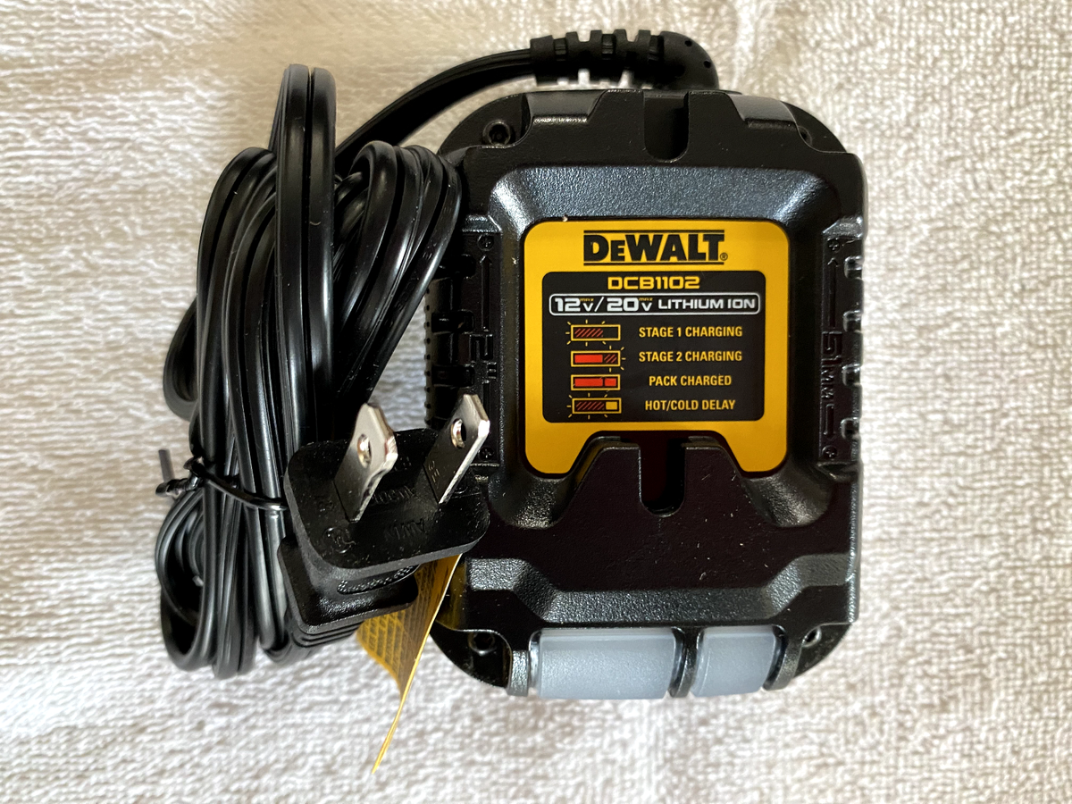 New Dewalt DCB1102 12V 20V Max Li-ion Compact Battery Charger