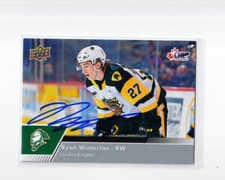RYAN WINTERTON autographed SIGNED '22/23 Upper Deck CHL card HAMILTON BULLDOGS