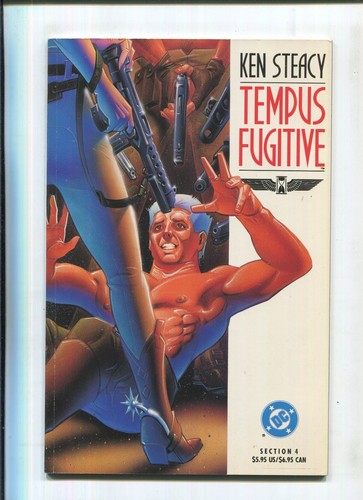 Tempus Fugitive #1-#4 SERIE LIMITADA COMPLETA - KEN STEACY ART - DC COMICS/1990 - Imagen 8 de 9
