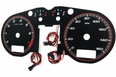 Audi TT (8N) '98-'06 Design 1 Glow Gauge Plasma Dials Speedometer Glow Shift In