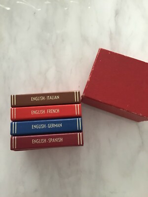 Vintage Burgess and Bowes Midget Set of 4 Translation Series | eBay