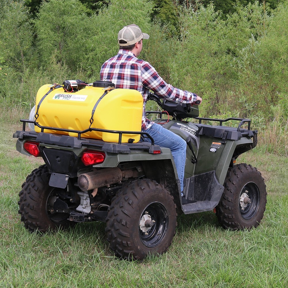 Master MFG 25 Gal Diesel Compatible Brush Pro Spot Sprayer - Flojet 1.6Gpm