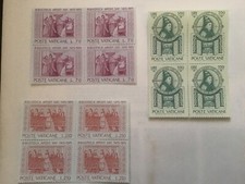 Vatican 1975 The 500th Anniversary of the Library of the Vatikan mnh x 4