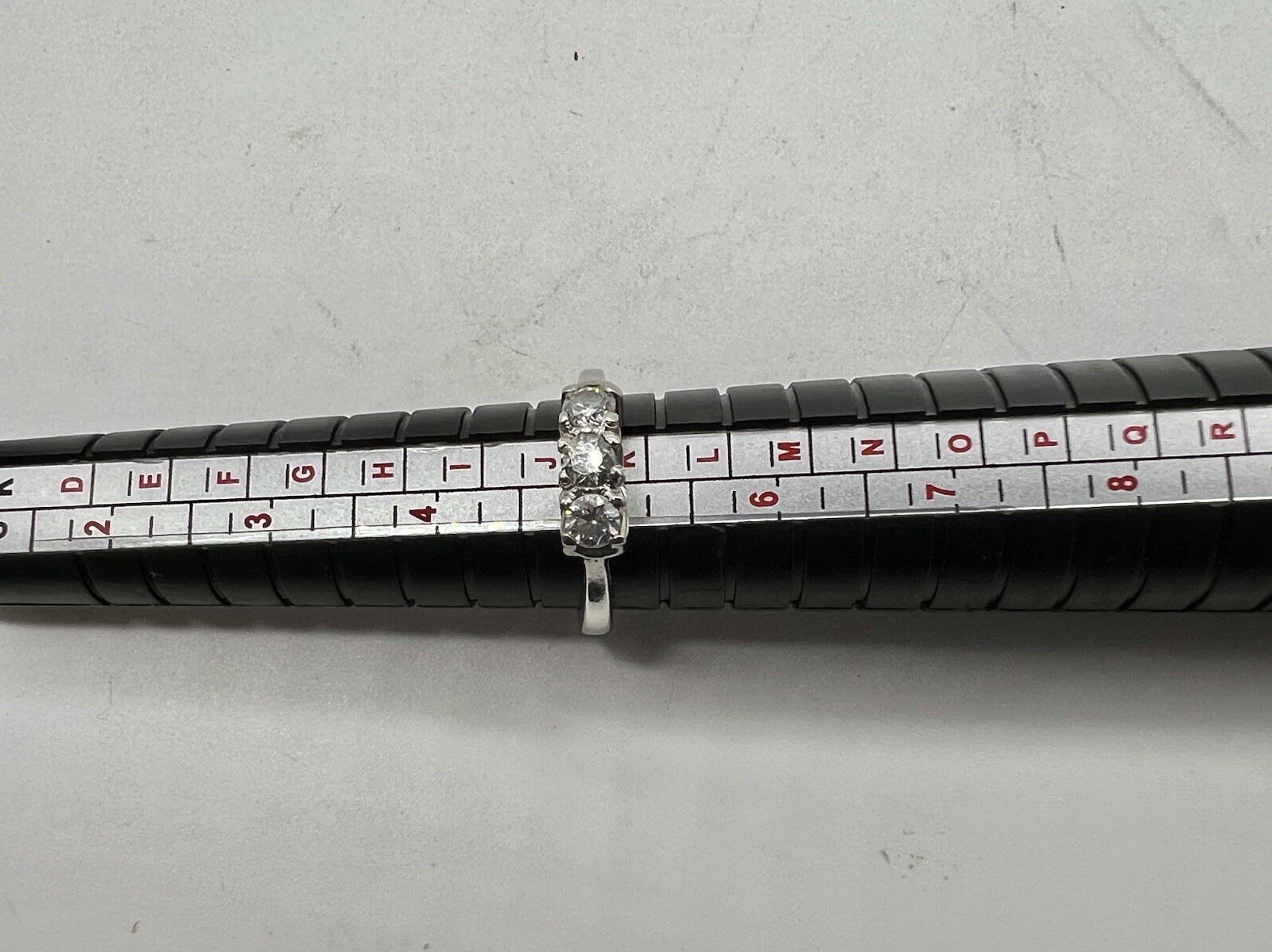 Solid 950 Platinum .50tcw Diamond Cluster  Ladies… - image 15