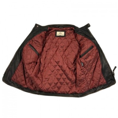 Blouson Cuir Vintage Warson Motors - Style Perfecto Motard - Neuf Avec étiquettes