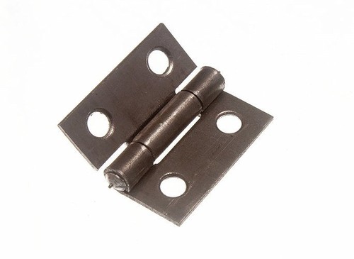 12 Paires De Charnières De Porte En Acier - 25mm, Brut, Onestopdiy