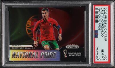 2022 Panini Prizm World Cup Qatar - Cristiano Ronaldo #20 for sale