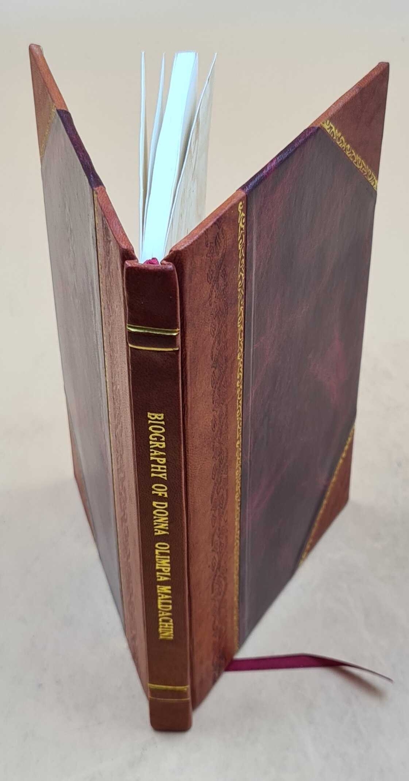 Donna Olimpia Maldachini Biography Sister-in-Law of Pope Leather Bound