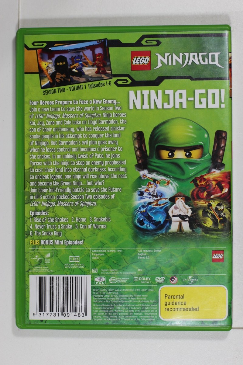 LEGO Ninjago - Masters of Spinjitzu : Series 2 : Vol 1 - Region 4