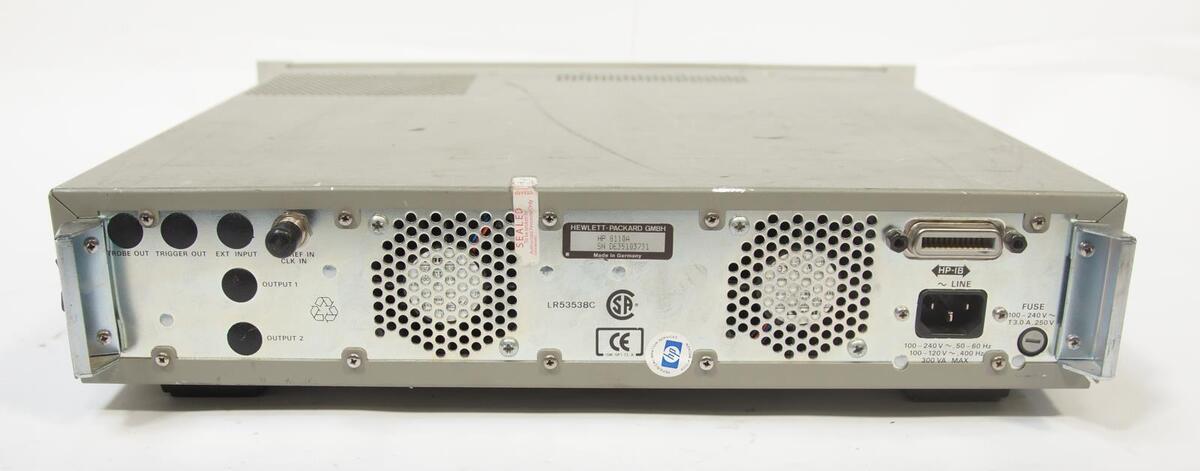 HP Agilent 8110A 150 MHz Pulse Pattern Generator Single HP Agilent 8110A 150 MHz Pulse Pattern Generator Single